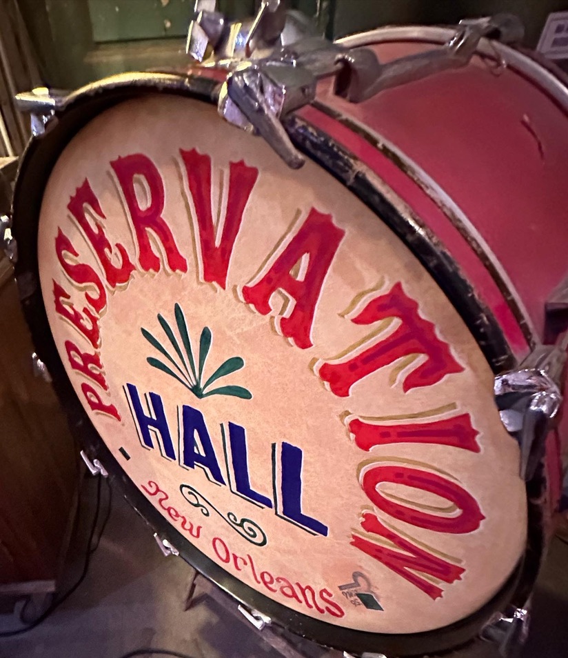 Basstrommel der Preservation Hall