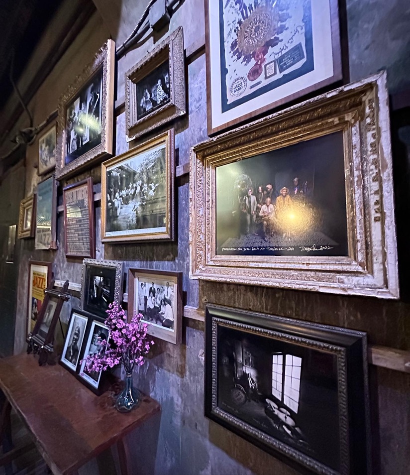 Fotowand in der Preservation Hall