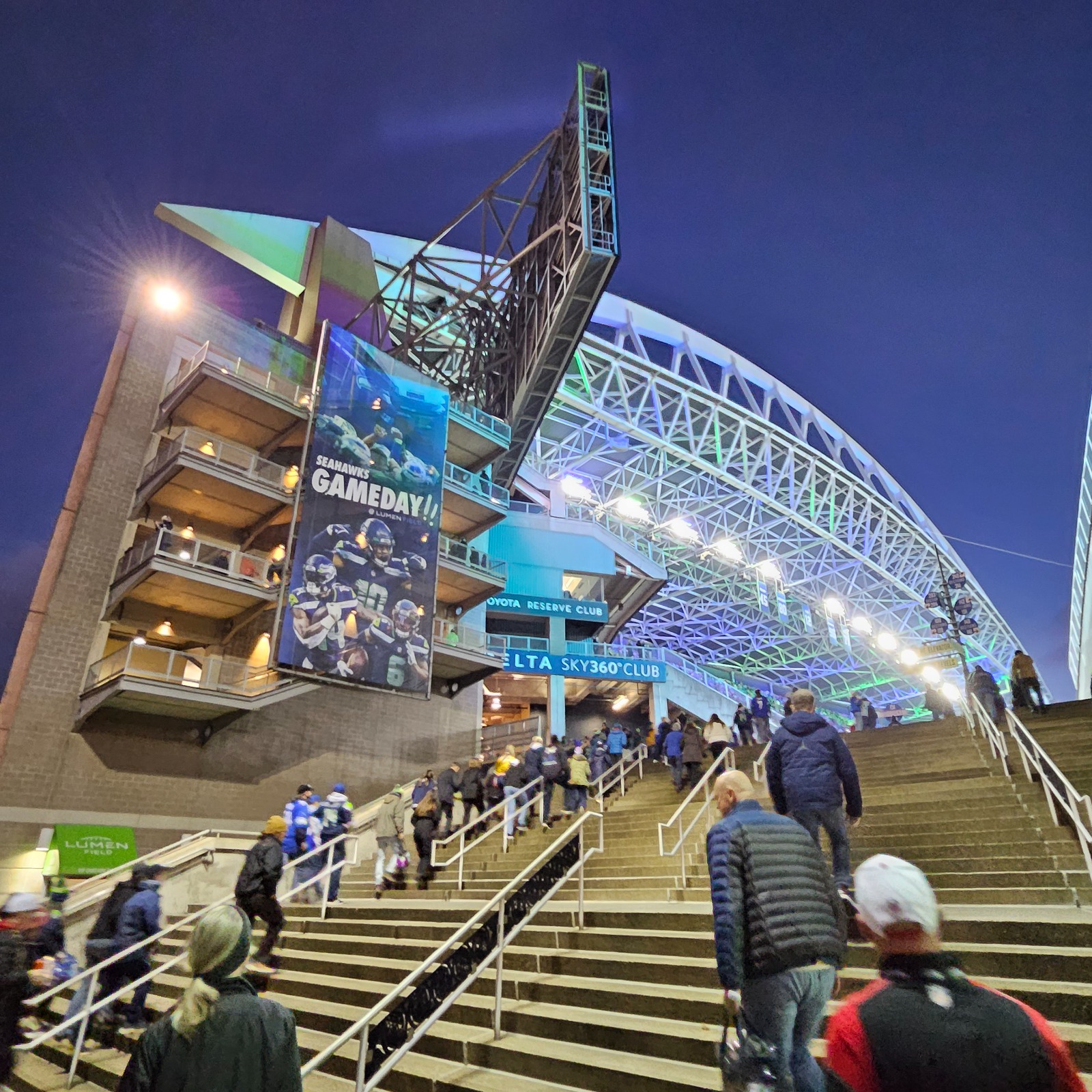 Seattle, Washington – Spieltag am Lumen Field