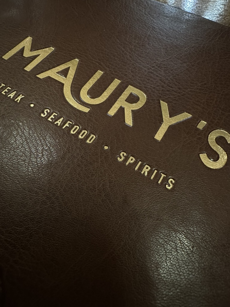 Speisekarte von Maury's Steak Seafood Spirits