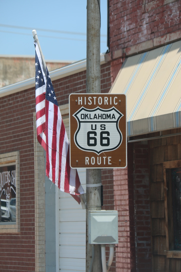 Oklahoma – Schild der Historic Route 66