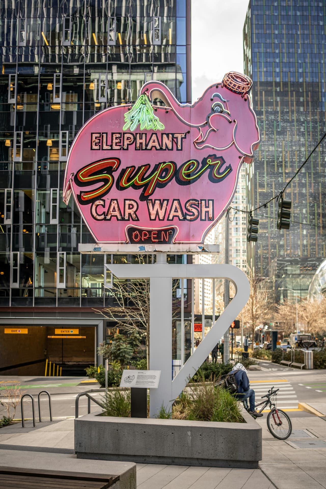 Seattle, Washington – Elephant Car Wash Sign