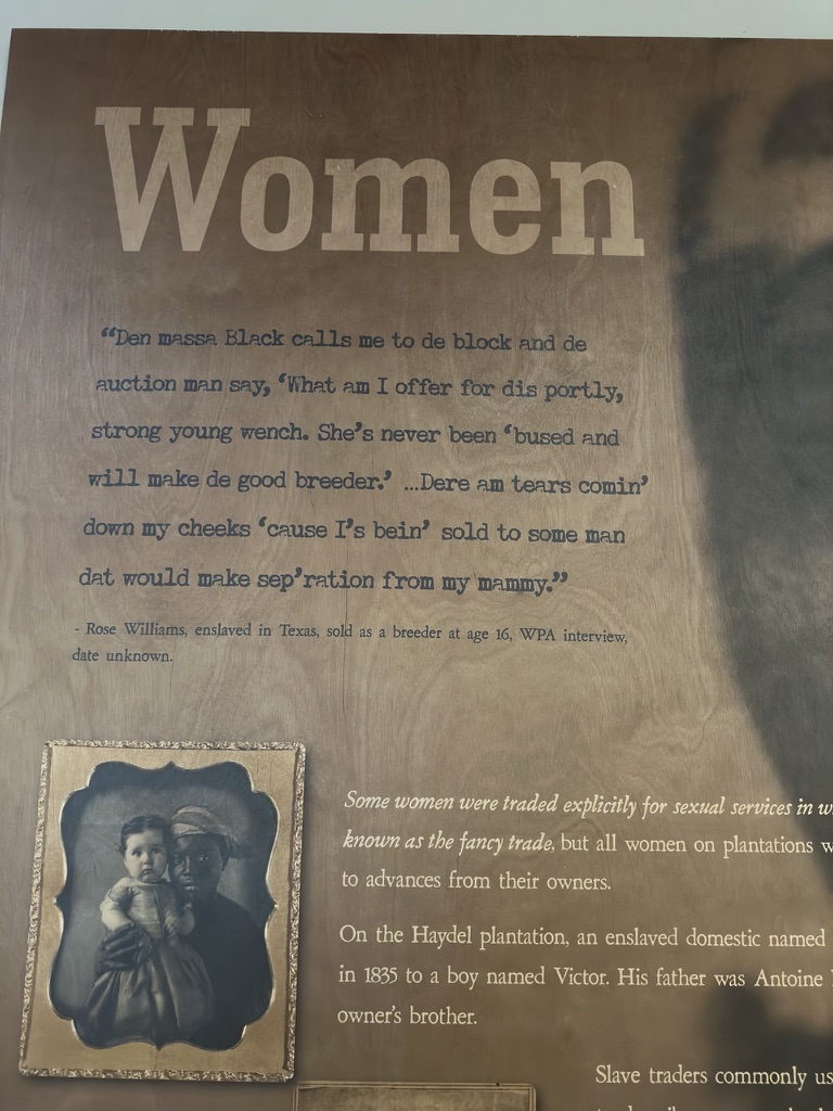 Ausstellungstafel Women