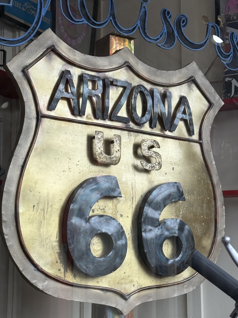 Metallschild Arizona US 66