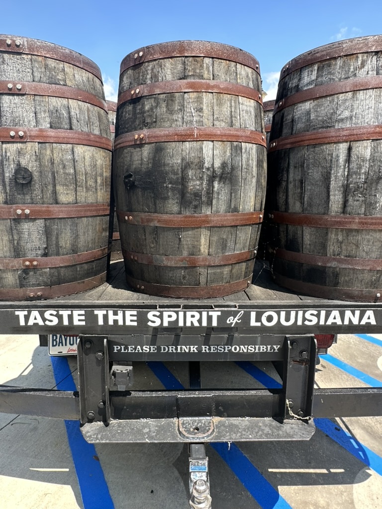 Fässer mit Taste the Spirit of Louisiana