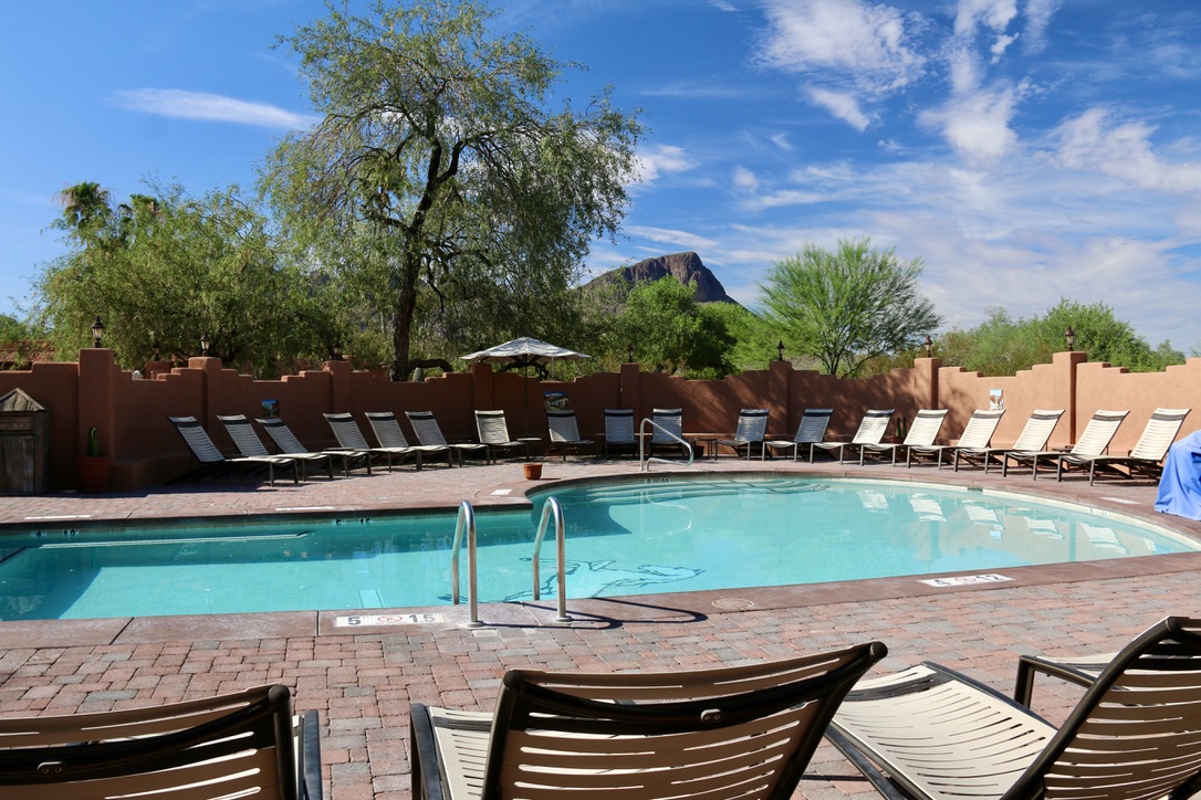Pool der White Stallion Ranch